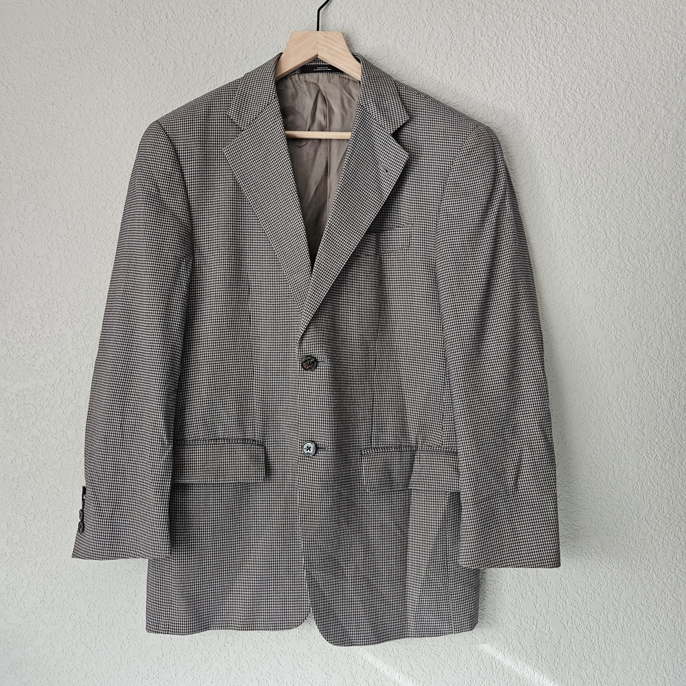 ​36S Joseph Abboud Collection Wool/Bamboo Double Vent Sport Coat